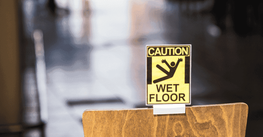 wet floor sign